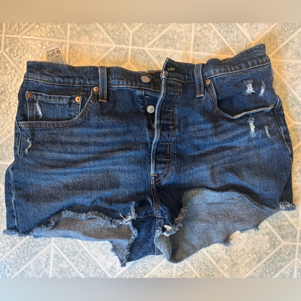 Levi’s Distressed Denim Shorts
